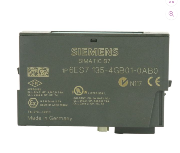 Siemens 6ES7135-4GB01-0AB0 is an analog output (AO) module for the SIMATIC ET 200S distributed I/O system