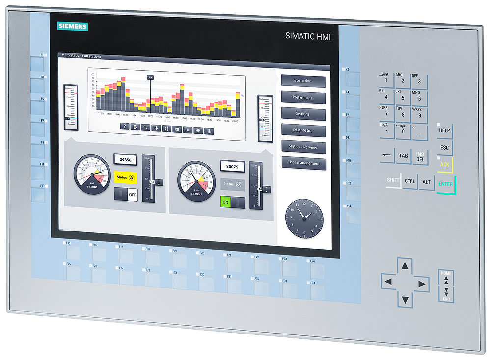 SIMATIC TP1200 and KP1200 Comfort 12" HMI 6AV2124-0MC01-0AX0