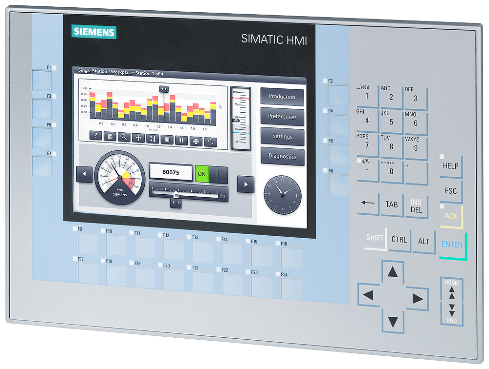 Siemens KP700 and TP700 Comfort 7 inch HMI 6AV2124-1GC01-0AX0