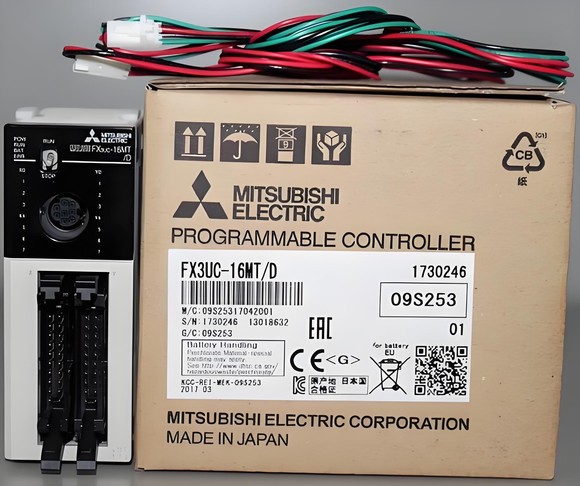 Mitsubishi PLC Controller module FX3UC-16MT/D