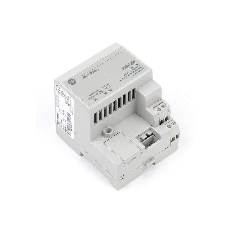 1794-ASB2 Allen-Bradley Remote I/O Adapter with 24V DC Power Supply, 2 I/O Module Capacity
