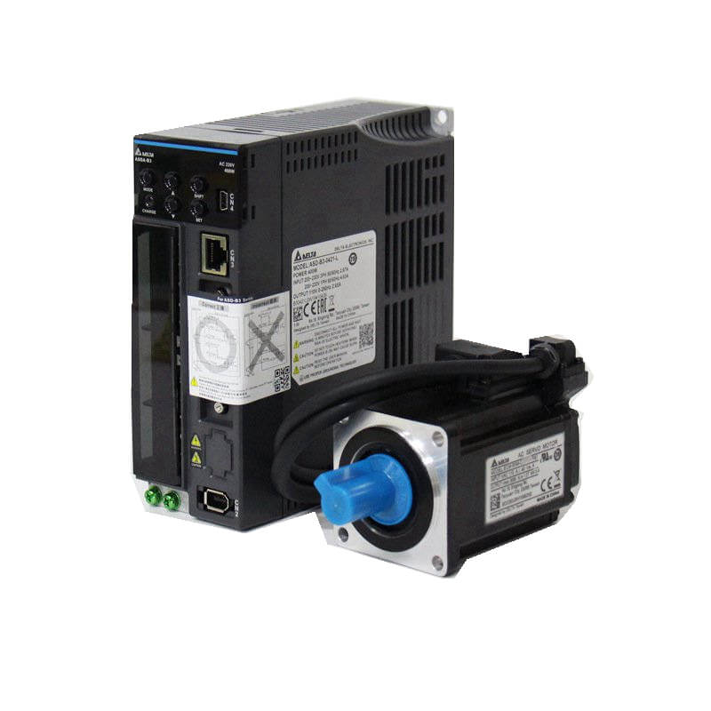 Delta ASDA-B3 Servo Drive & Motor Set 400W ASD-B3-0421-L+ECM-B3M-20604RS1