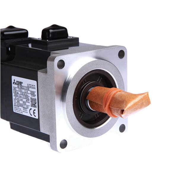 Mitsubishi MELSERVO-JE Servomotor With Break 200W HG-KN23BJ-S100