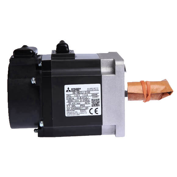 Mitsubishi MELSERVO-JE Servomotor With Break 200W HG-KN23BJ-S100