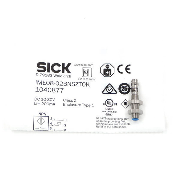Sick Magnetic proximity sensors IME08-04NNSZW2S IME08-04NPSZW2S